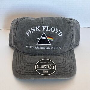 NWTBioworld Dark Gray Pink Floyd Tour Hat Adjustable Officially Licensed Product